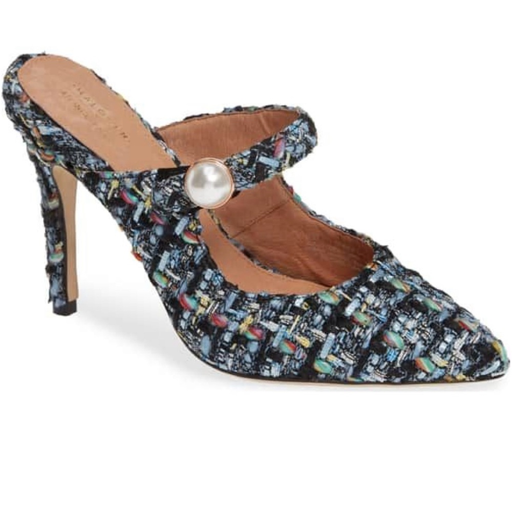 Halogen Mary Jane Tweed Pumps Size 8.5